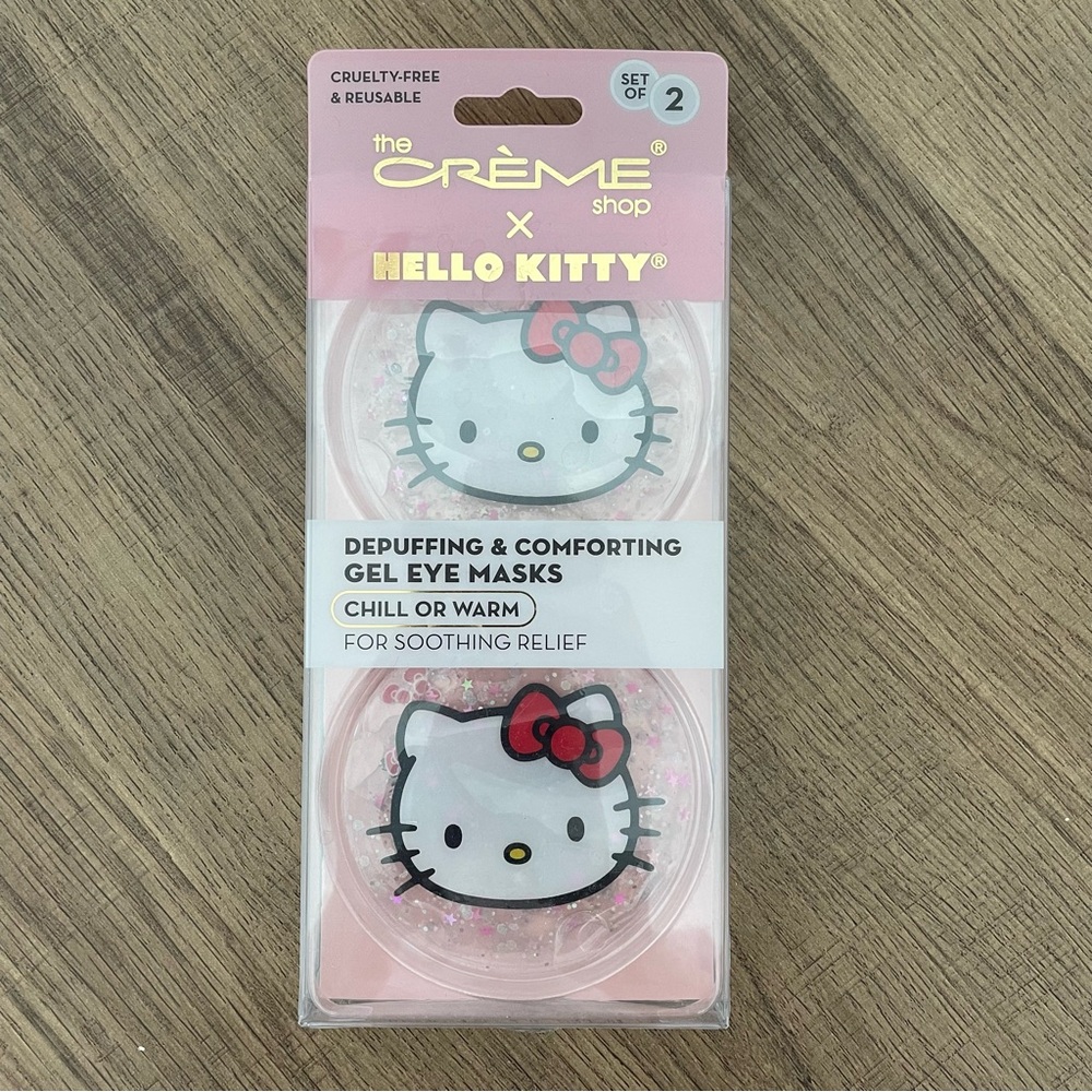 the Creme shop x Hello Kitty Depuffing & Comforting Gel Eye Masks BRAND NEW